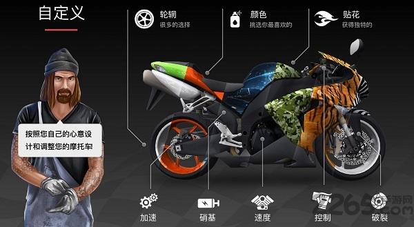 疯狂摩托赛车内购破解版下载,疯狂摩托赛车,摩托车游戏,赛车游戏